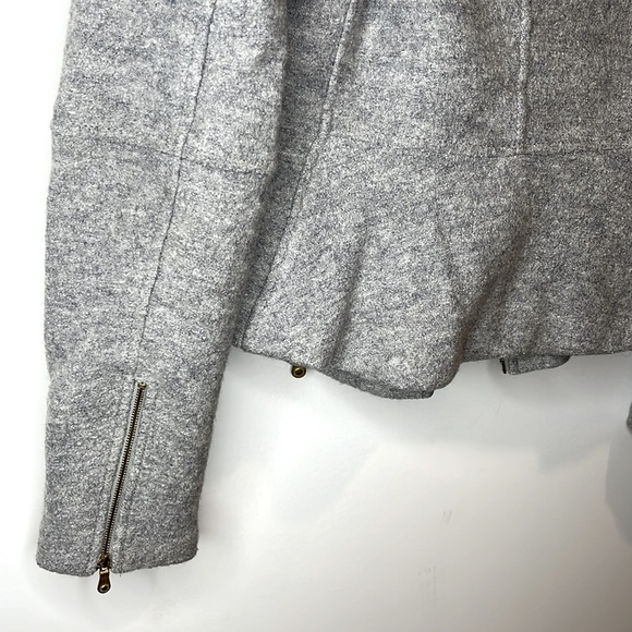 Banana Republic Tailored Boiled Wool Moto Jacket. - Picture 6 of 10